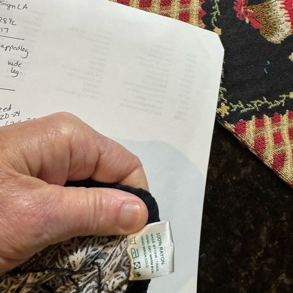 Elegant Black and White Boho Patterned Skirt - Picture 6 of 6